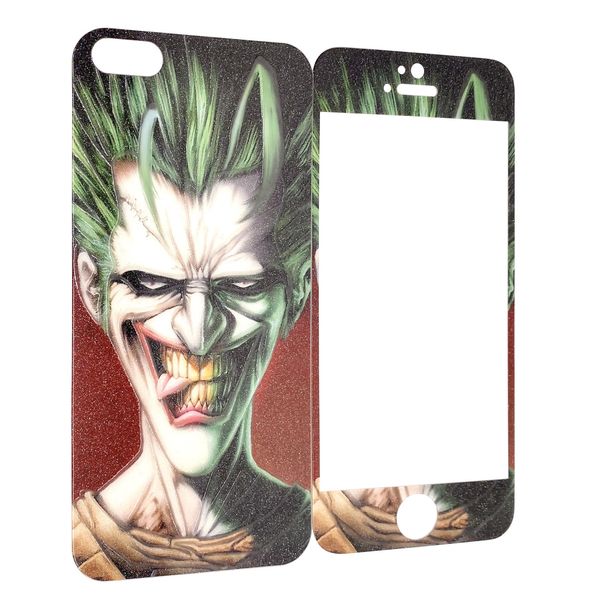 Защитное стекло DK-Case для Apple iPhone 5 / 5S / SE Joker luminescent back/face (dark green) 00882 фото