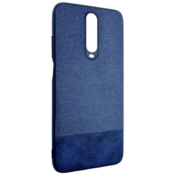 Чохол-накладка DK Silicone дляm Cotton Fabric для Xiaomi Redmi K30 / Poco X2 / Mi 10T (blue) 09890-077 фото