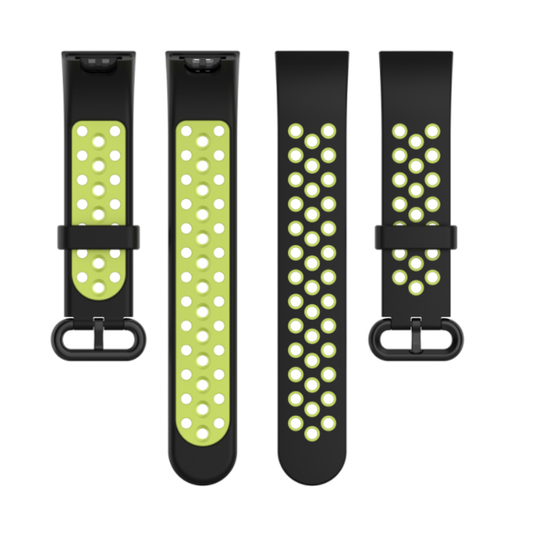 Ремешок DK Silicone Sport Band Nike для Xiaomi Mi Watch Lite (012954) (black / green) 012954-962 фото