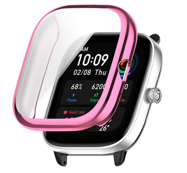 Чохол-накладка DK Silicone Face Case для Xiaomi Amazfit GTS 4 (pink rose) 015818-328 фото