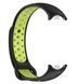 Ремінець 2 шт CDK для Xiaomi Mi Smart Band 9 | Silicone Sport Band Nike (015815) (black/green) 022267-962 фото 3