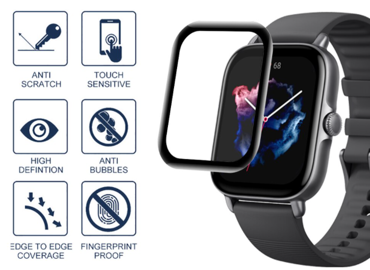 Защитная пленка DK Composite Film box для Xiaomi Amazfit GTS 3 (black) 013323-062 фото