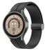 Ремінець CDK Silicone Sport Magnetic "S" для Samsung Galaxy Watch4 (R870 / R875) 44mm (015835) (black) 016009-124 фото 3