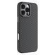 Чохол для Comma для Apple iPhone 16 Pro | Kevlar Series Magsafe Silicone Case (black) 021669-076 фото 1