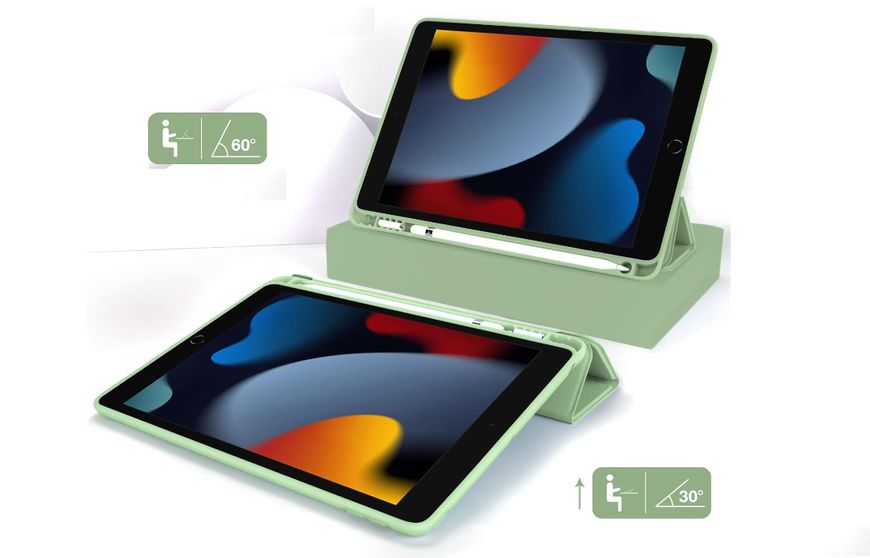 Чехол-книжка CDK Эко-кожа силикон Smart Case Слот под Стилус для Apple iPad 10.2" 9gen 2021 (011189) (light 013745-069 фото