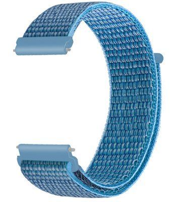 Ремінець CDK для Oppo Watch X | 22mm Nylon Sport Loop (012416) (cape cod blue) 019268-117 фото