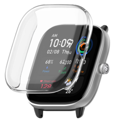 Чехол-накладка DK Silicone Face Case для Xiaomi Amazfit GTS 4 mini (clear) 015817-936 фото