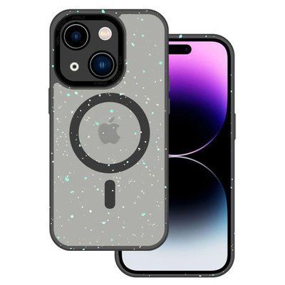 Чехол-накладка DK для Apple iPhone 14 | MagSafe Composite Matte Splash (black) 018514-076 фото