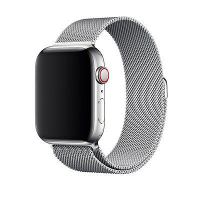 Ремешок CDK для Apple Watch 40mm (Series SE1 / SE2 / SE3) | Металл Milanese Loop (05526) (silver) 022200-740 фото