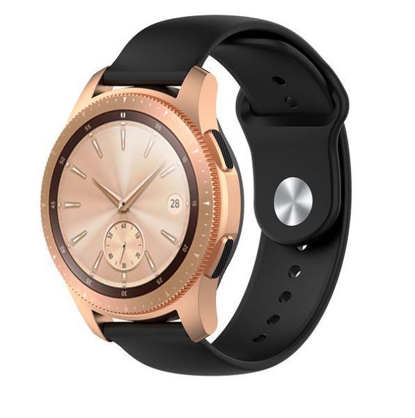 Ремінець CDK для Oppo Watch X | 22mm Silicone Sport Band (011909) (black) 019283-124 фото