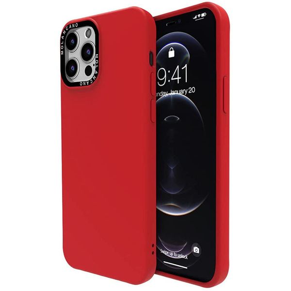 Чохол-накладка Silicone Molan Cano SF Jelly MAI XI для Apple iPhone 12 Pro Max 6.7" (red) 012782-120 фото
