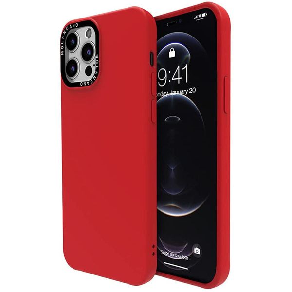 Чехол-накладка Silicone Molan Cano SF Jelly MIXXI для Apple iPhone 12 Pro Max (red) 012782-120 фото