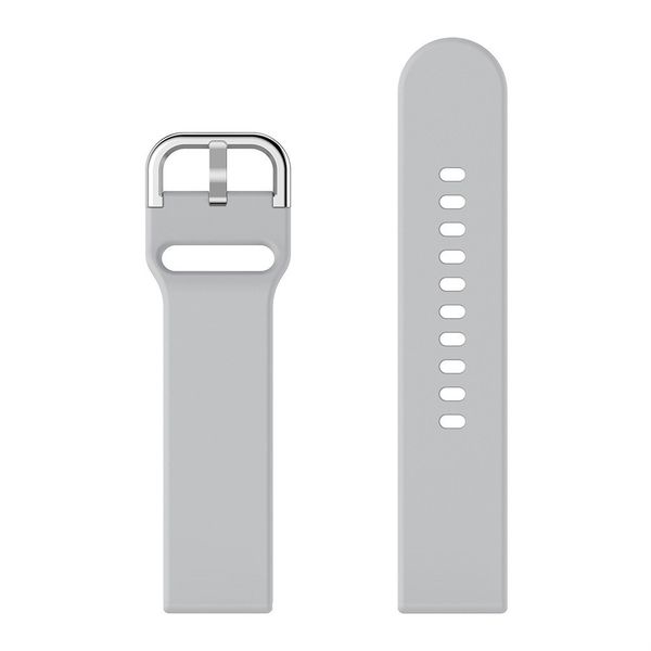 Ремінець DK Silicone Sport Band Classic "S" 20 mm для Смарт-Часів Huawei, Samsung, Xiaomi (012194) (grey) 012194-385 фото