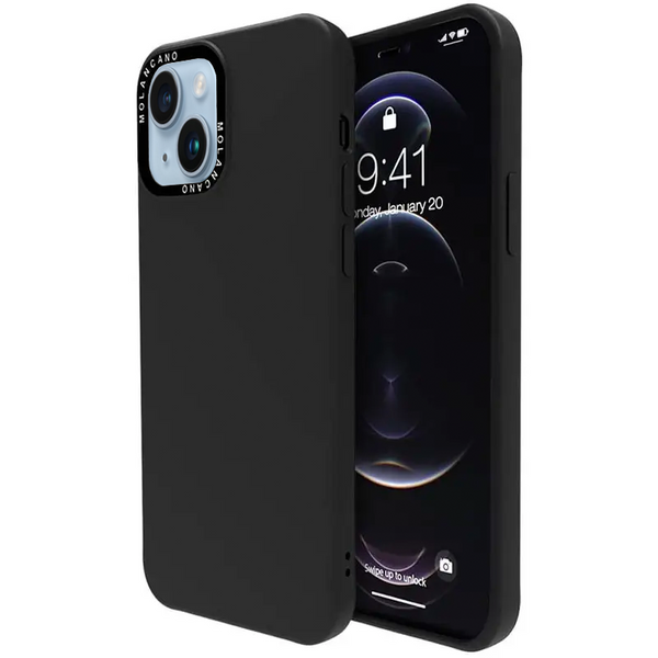 Чохол-накладка Silicone Molan Cano SF Jelly MIXXI для Apple iPhone 13 (black) 013524-076 фото