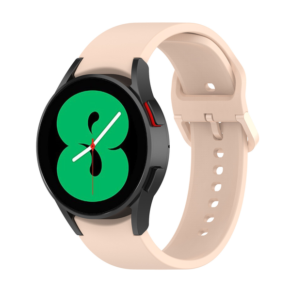 Ремешок CDK Silicone Sport Full Light Classic "L" для Samsung Watch4 (R870 / R875) 44mm (013601) (pink sand) 013602-158 фото