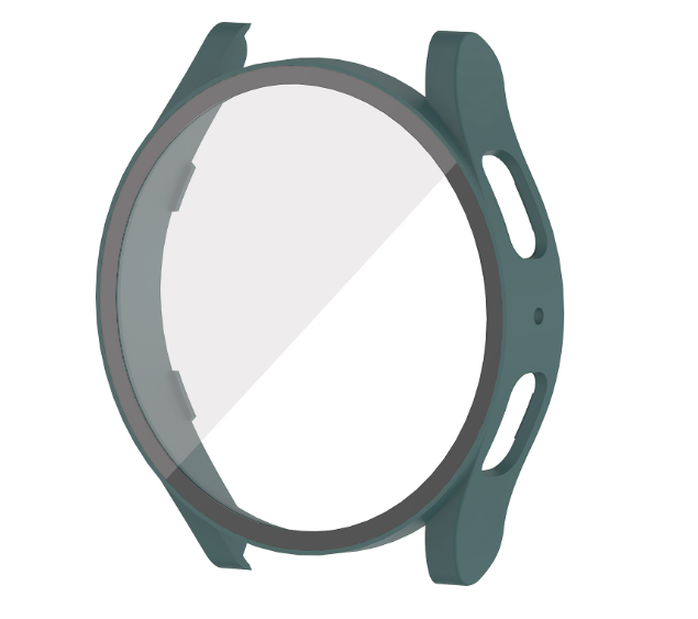 Чехол-накладка CDK Пластик Soft-Touch Glass Full Cover для Samsung Watch4 (R870 / R875)44mm (015087) (green) 015088-133 фото