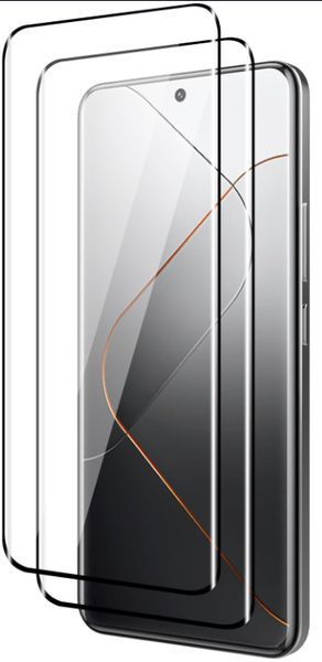 Защитное стекло 2шт CDK для Xiaomi 14 Ultra | 3D Full Glue (020985) (black) 021041-062 фото