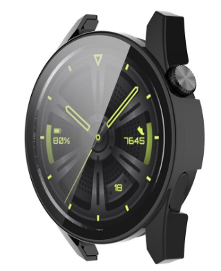 Чехол-накладка DK Пластик Gloss Glass Full Cover для Huawei Watch GT 3 42mm (black) 016337-124 фото