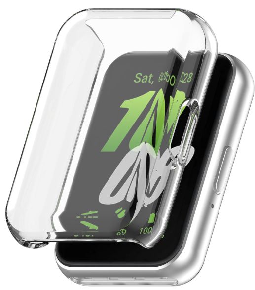 Чехол-накладка DK Silicone Face Case для Samsung Galaxy Fit3 (R390) (clear) 017592-936 фото