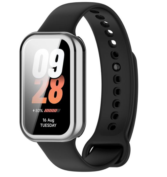 Чохол-накладка DK Silicone Face Case для Xiaomi Redmi Smart Band 2 (017304) (silver) 017304-227 фото