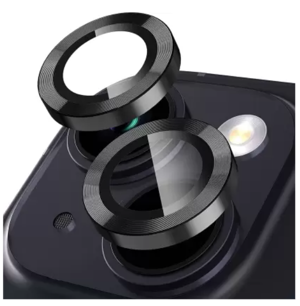 Защитное стекло на камеру CDK Lens Metal Ring Eagle Eye для Apple iPhone 14 Plus (015735) (black) 015736-062 фото