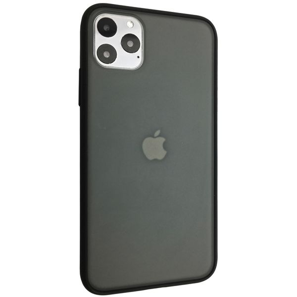 Чехол-накладка Silicone iPaky Polychromatic для Apple iPhone 11 Pro Max (black) 09592-076 фото