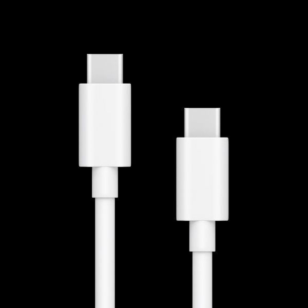 Кабель 2шт CDK Data Cable UltraDART/ SuperVOOC/Warp/150W/240W/10A 1m Type-C на Type-C (OEM) (017260) (white) 023082-407 фото