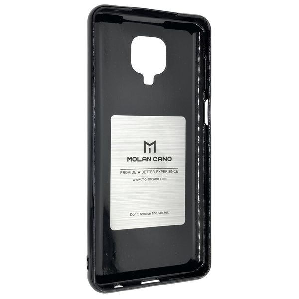Чохол-накладка Silicone Molan Cano Jelly Case для Xiaomi Redmi Note 9S / Note 9 Pro / Note 9 Pro Max (black) 010308-076 фото