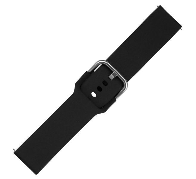 Ремешок CDK для Kospet Orb | "L" 22mm Silicone Sport Band Classic (011018) (black) 022980-076 фото