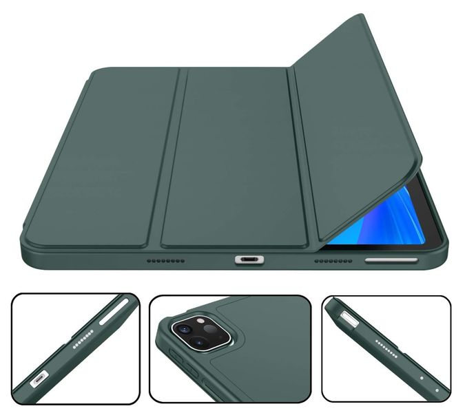 Чехол-книжка CDK Эко-кожа силикон Smart Case Слот Стилус для Apple iPad Pro 11" 4gen 2022 (011190) (green) 014969-033 фото