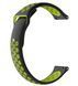 Ремінець CDK для Globex Smart Watch Me3 | 20mm Silicone Sport Band Nike (011906) (black / green) 019875-962 фото 1