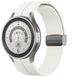 Ремінець CDK Silicone Sport Magnetic "S" для Samsung Watch6 Classic (R950 / R955) 43mm (015835) (white / black) 016372-085 фото