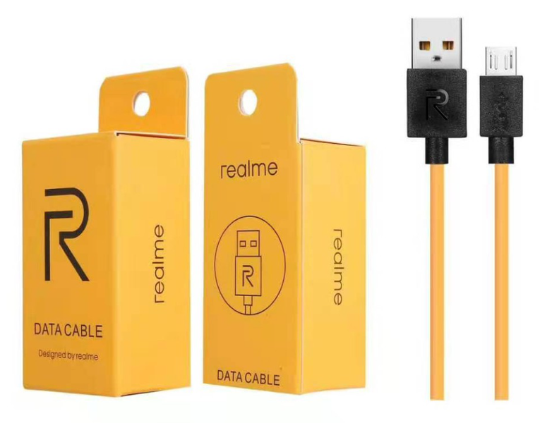 Кабель Data Cable Fast Charging 27W / 3A 1m USB на Type-C / USB-C для Realme (yellow) 013134-011 фото