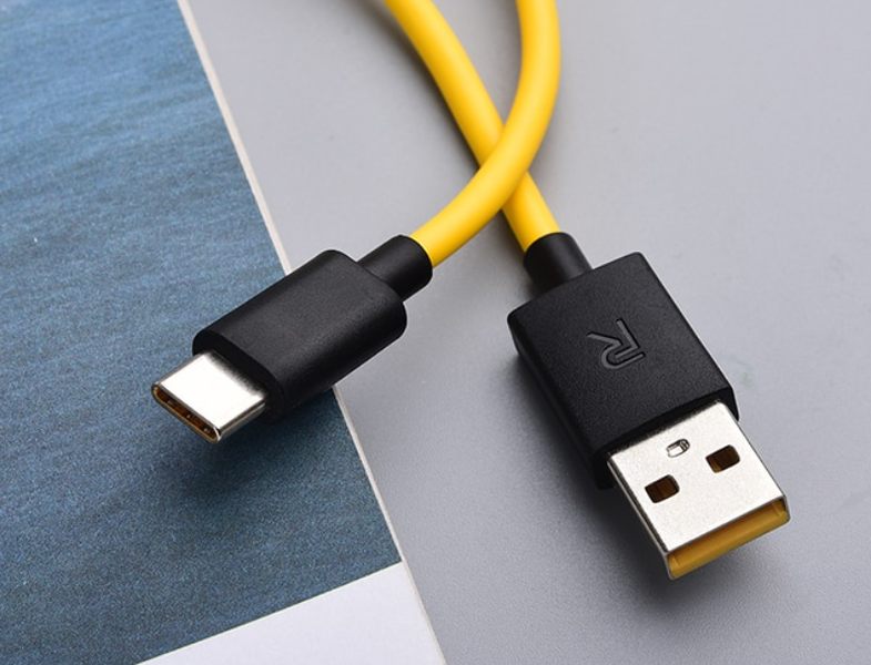 Кабель Data Cable Fast Charging 27W / 3A 1m USB на Type-C / USB-C для Realme (yellow) 013134-011 фото