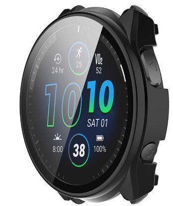 Чохол-накладка 2 шт CDK для Garmin Frenner 965 | Пластик Gloss Скло Full Cover (016320) (black) 022791-124 фото