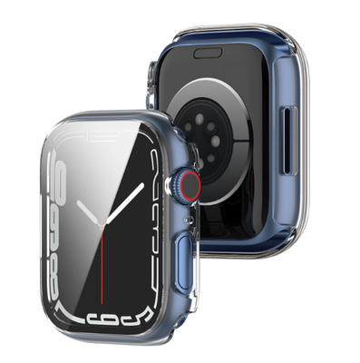Чохол-накладка DK Пластик Soft-Touch Glass Full Cover для Apple Watch 45 mm (clear) 013559-936 фото