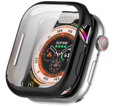 Чохол-накладка DK для Apple Watch 46 mm (Series 10) | Silicone Face Case (black) 018476-124 фото