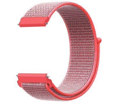 Ремешок CDK для Globex Smart Watch Me3 | 20mm Nylon Sport Loop (012415) (hot pink) 019863-983 фото
