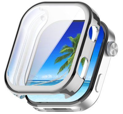 Чехол-накладка DK для Xiaomi Redmi Watch 6 | Silicone Face Case (023142) (silver) 023142-227 фото