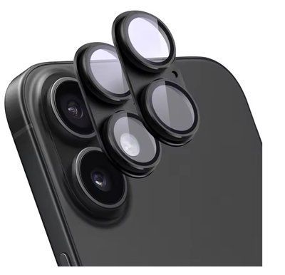 Захисне скло 2 шт CDK для Apple iPhone 17 | на камеру Metal Armor (023231) (black) 023265-062 фото