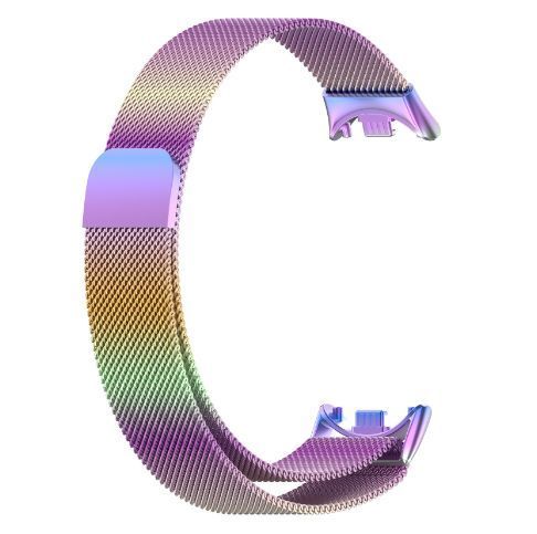 Ремінець 2 шт CDK для Xiaomi Mi Smart Band 9 | Metal Milanese Loop Magnetic (015814) (chameleon) 022270-329 фото