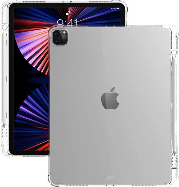 Чехол-накладка CDK Silicone Corner Air Bag Стилус для Apple iPad Pro 11" 4gen 2022 (015597) (clear) 015598-003 фото