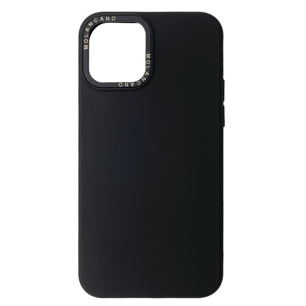 Чехол-накладка Silicone Molan Cano SF Jelly MIXXI для Apple iPhone 12 / 12 Pro (black) 012781-076 фото