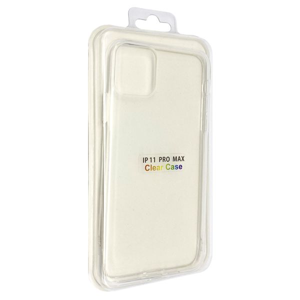 Чехол-накладка Silicone Molan Cano Jelly Glitter Clear Case для Apple iPhone 11 Pro Max (clear) 010683-114 фото
