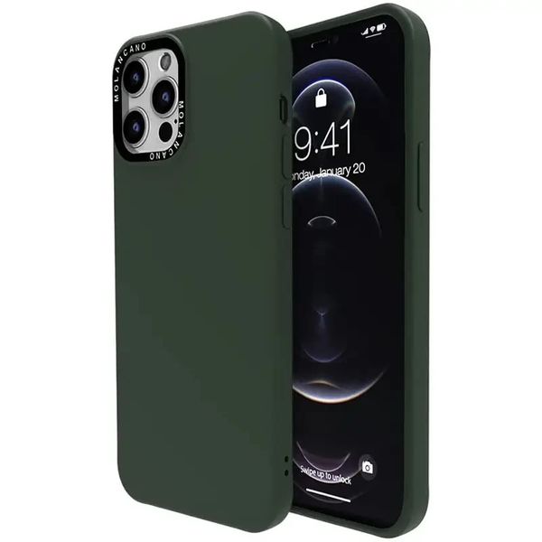 Чохол-накладка Silicone Molan Cano SF Jelly MIXXI для Apple iPhone 14 Pro Max (green) 015145-135 фото