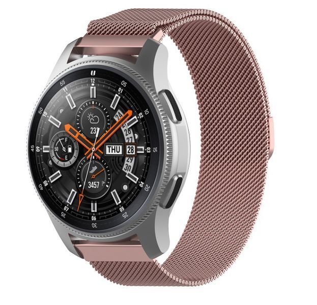Ремінець CDK для Globex Smart Watch Me3 | 20mm Metal Milanese Loop Magnetic (09649) (pink rose) 019859-328 фото
