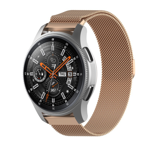Ремінець CDK для Samsung Gear S2 Classic (R730 / R732) | 20mm Metal Milanese Loop Magnetic (09649) (rose gold) 011795-229 фото