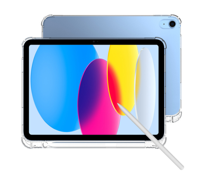 Чехол-накладка DK Silicone Corner Air Bag Стилус для Apple iPad 10.9" 10gen 2022 (A2696 / A2757) (clear) 015527-003 фото