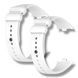 Ремешок 2шт CDK для Xiaomi Mi Smart Band 9 Pro | Silicone Sport Band (017124) (white) 022137-127 фото 1
