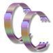 Ремінець 2 шт CDK для Xiaomi Mi Smart Band 9 | Metal Milanese Loop Magnetic (015814) (chameleon) 022270-329 фото 1